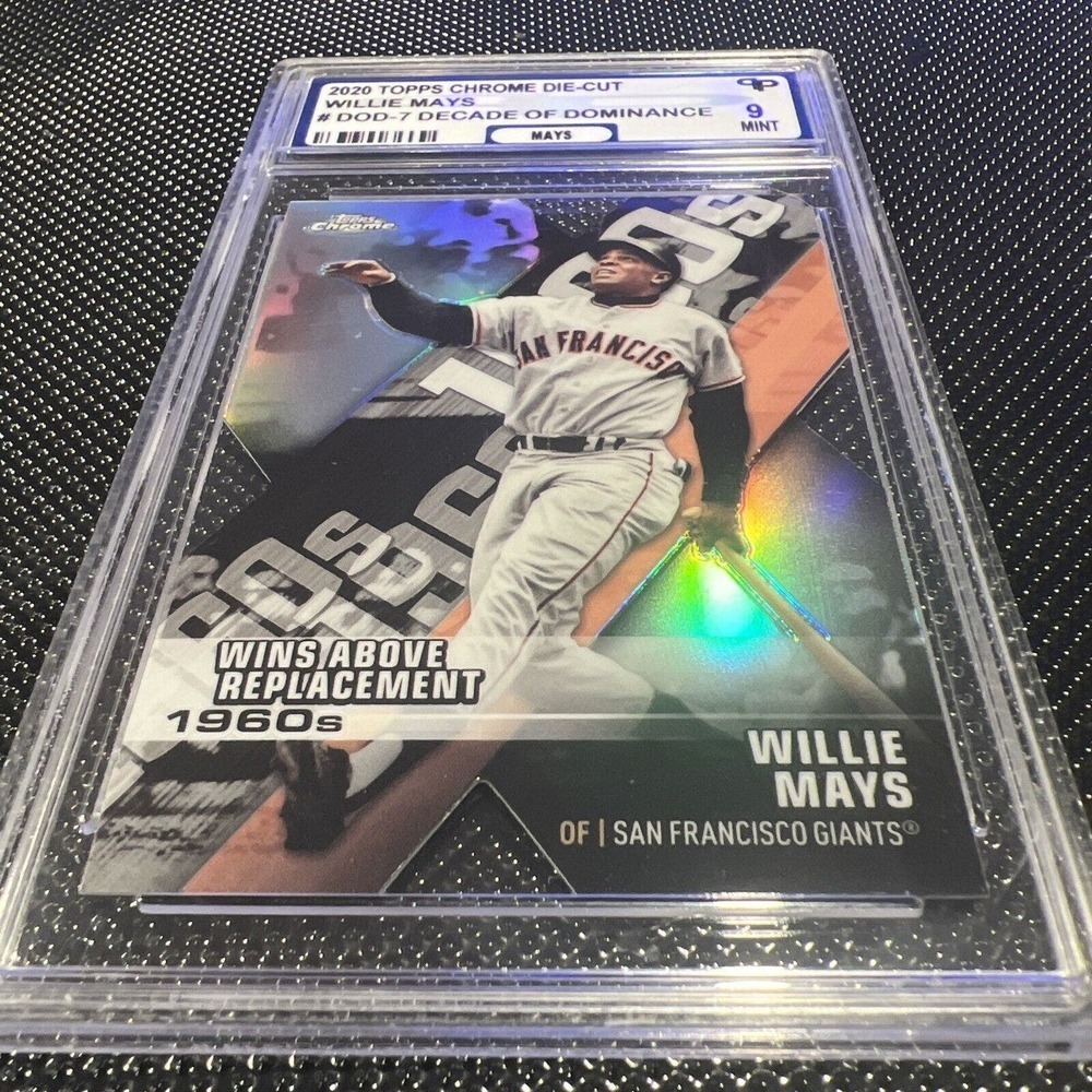 2020 Topps Chrome Willie Mays Die Cut #DOD-7 - Giants PPG 9 🔥🔥🔥🔥